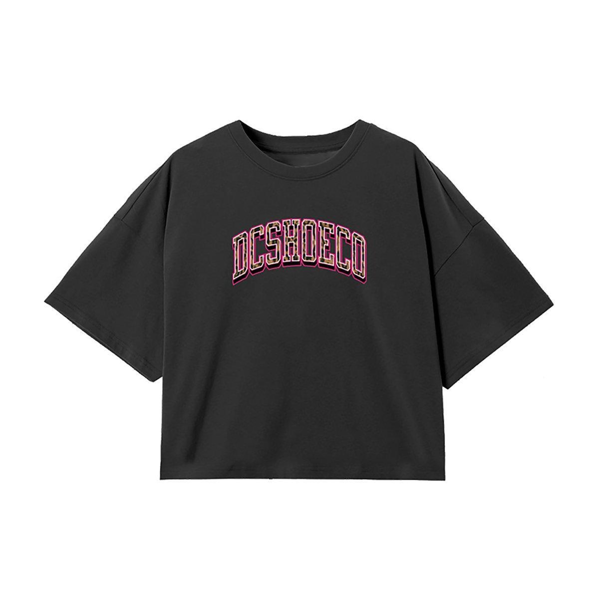 Remera Dc Varsity Boxy Negro - Indy