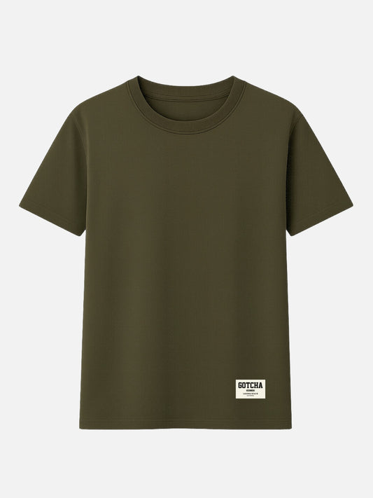 Remera Gotcha Basic Verde Militar