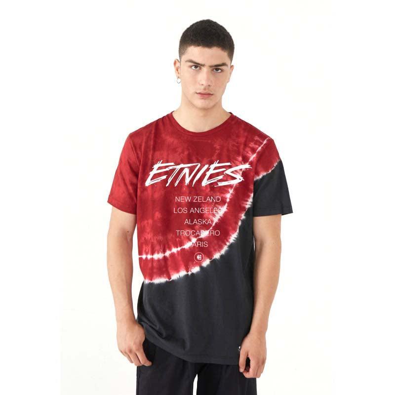 Remera Etnies Strash Bordó Batik - Indy