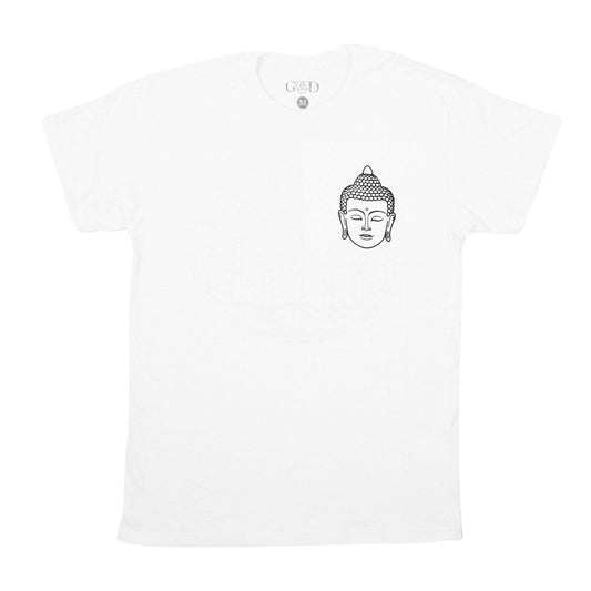 Remera Good God Budha Blanco - Indy