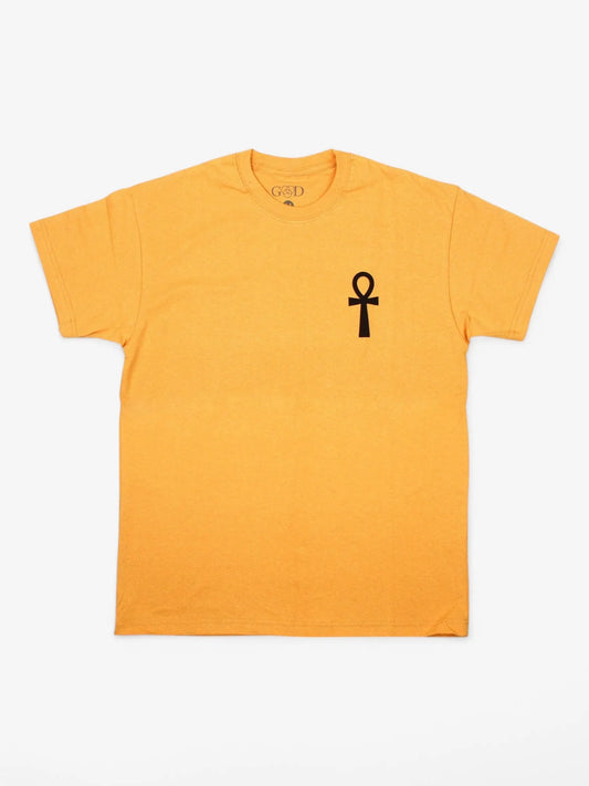 Remera Good God Horus Amarillo
