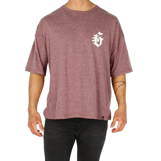 Remera Gotcha Snow Oversize Bordo - Indy