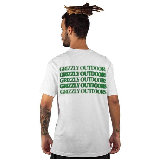 Remera Grizzly Catch This Fade Blanco - Indy