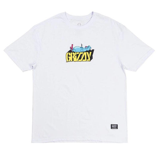 Remera Grizzly Couch Potato Blanco - Indy
