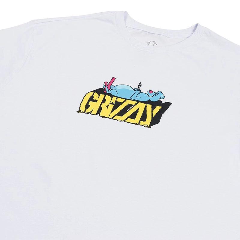 Remera Grizzly Couch Potato Blanco - Indy