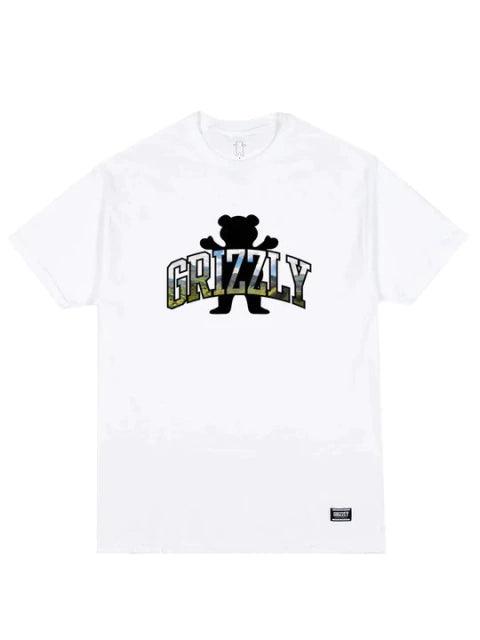 Remera Grizzly Landscape Blanco - Indy