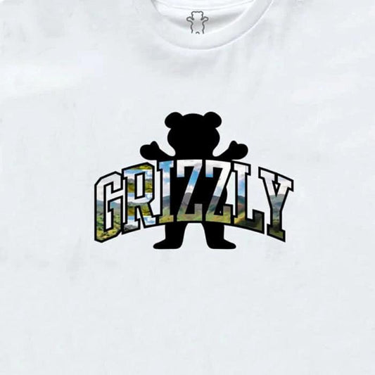Remera Grizzly Landscape Blanco - Indy
