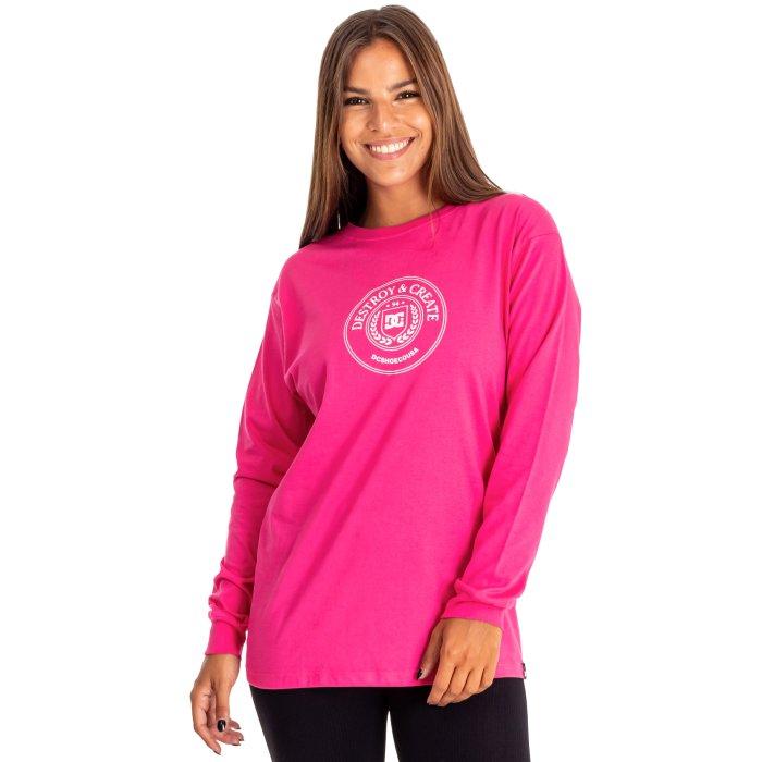 Remera ml Dc Op Crest Girl Rosa - Indy