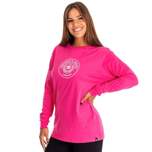 Remera ml Dc Op Crest Girl Rosa - Indy