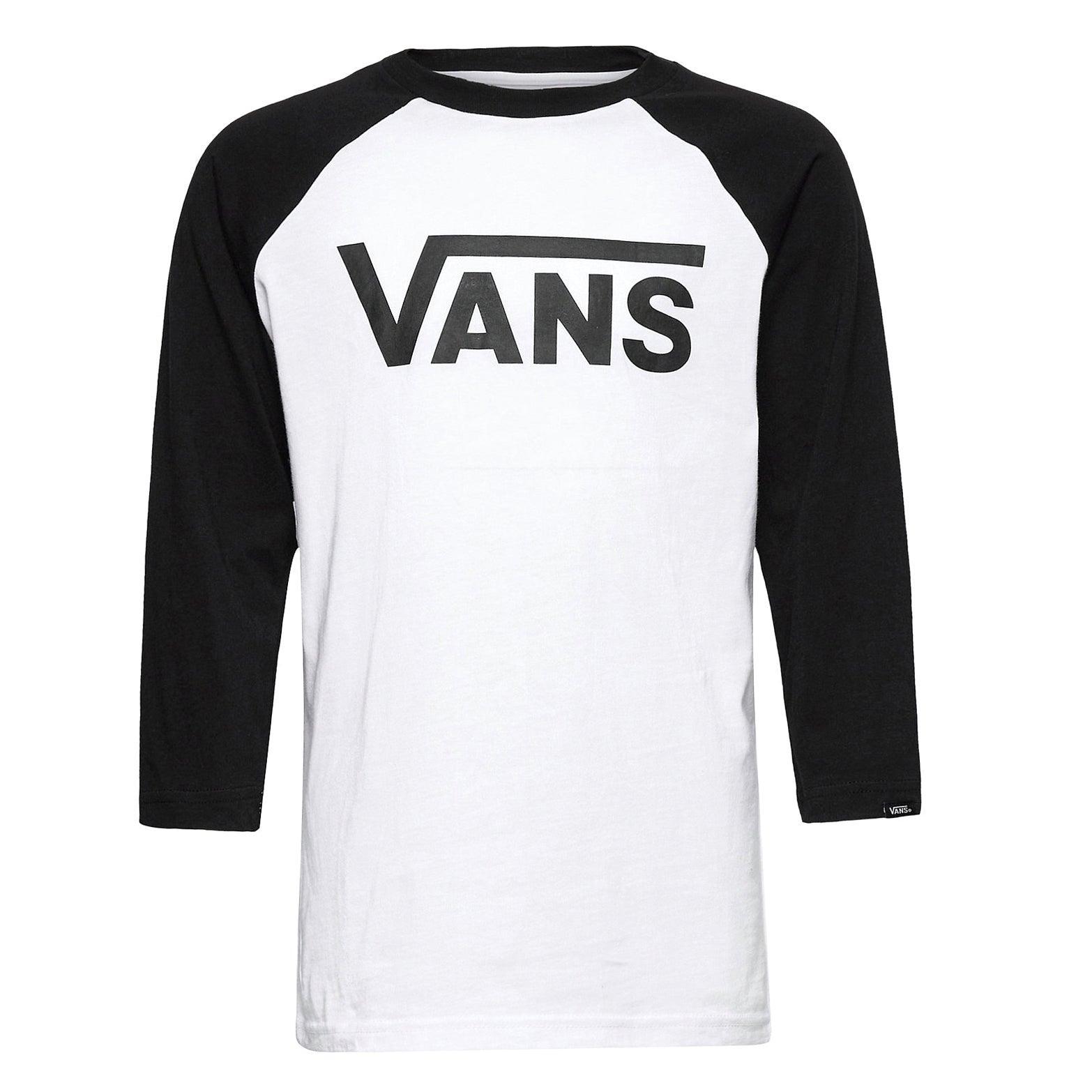 Remera Vans Classic Raglan Boys Blanco - Indy