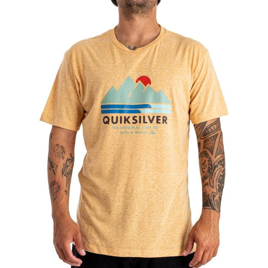 Remera Quiksilver Scenic Recovery Amarillo Melange - Indy