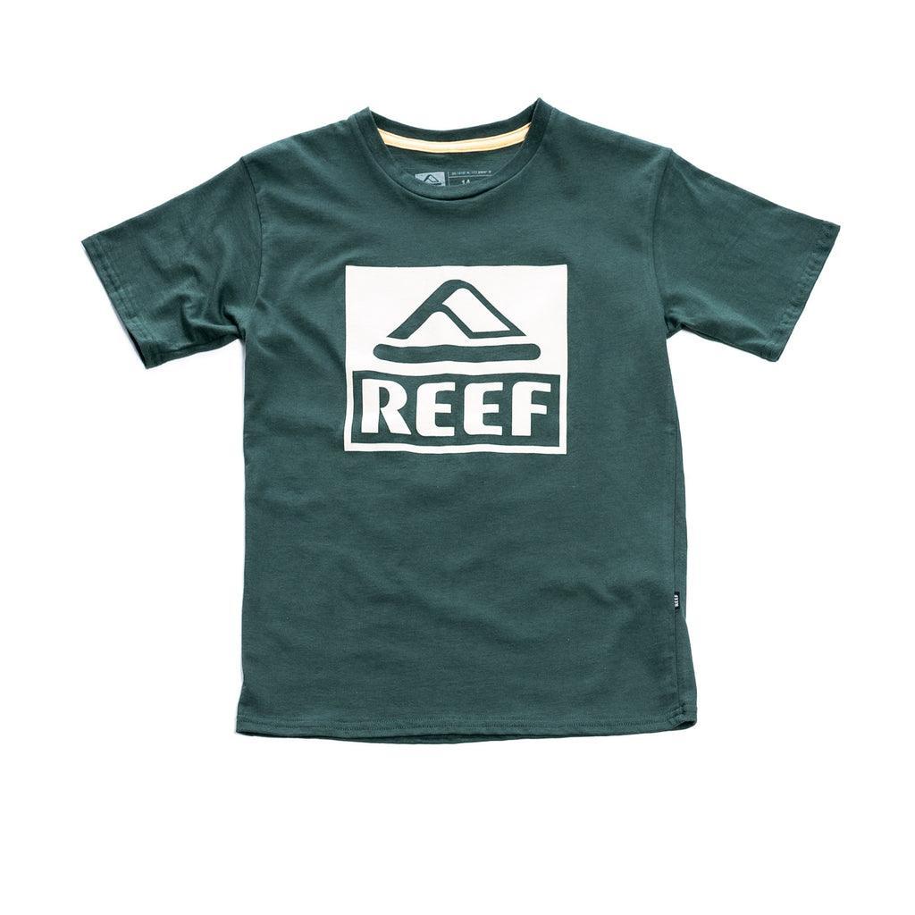 Remera Reef Classic Block Boys Verde Oscuro - Indy