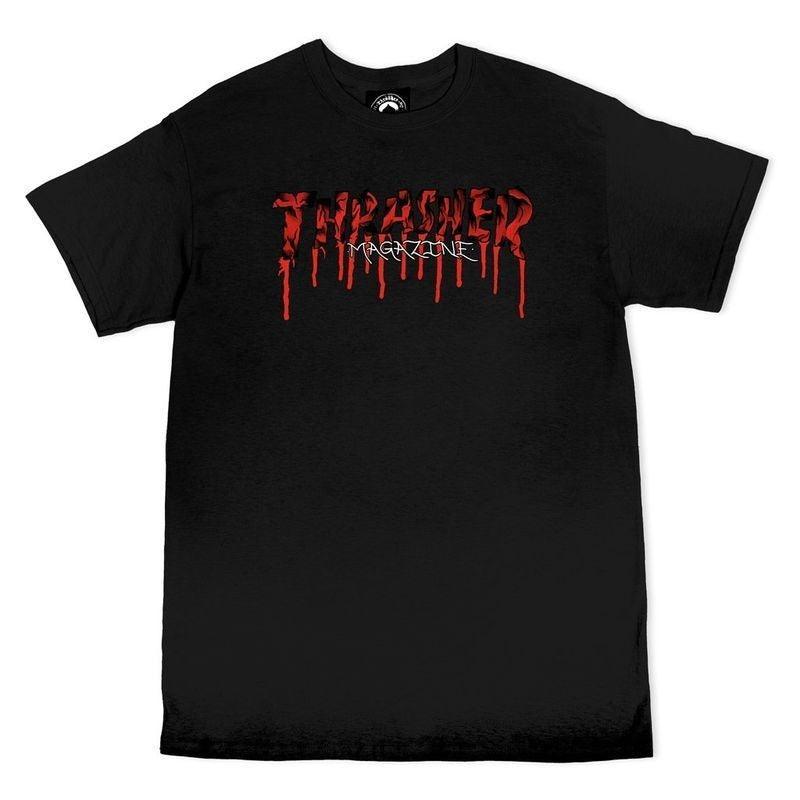 Remera Thrasher Blood Drip Negro - Indy