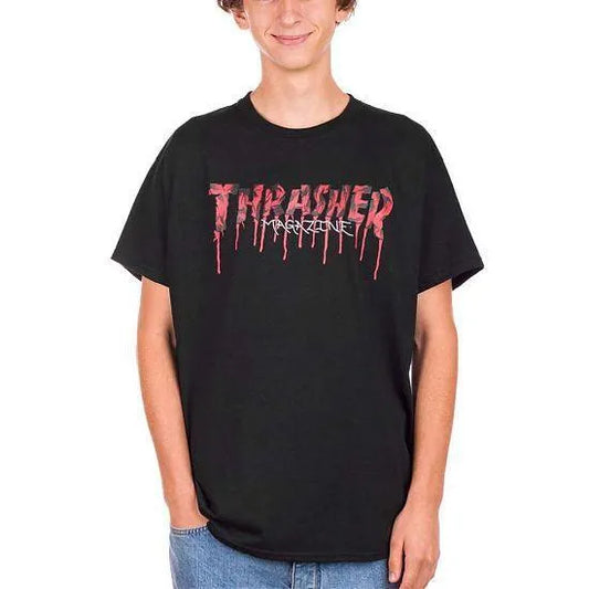 Remera Thrasher Blood Drip Negro - Indy