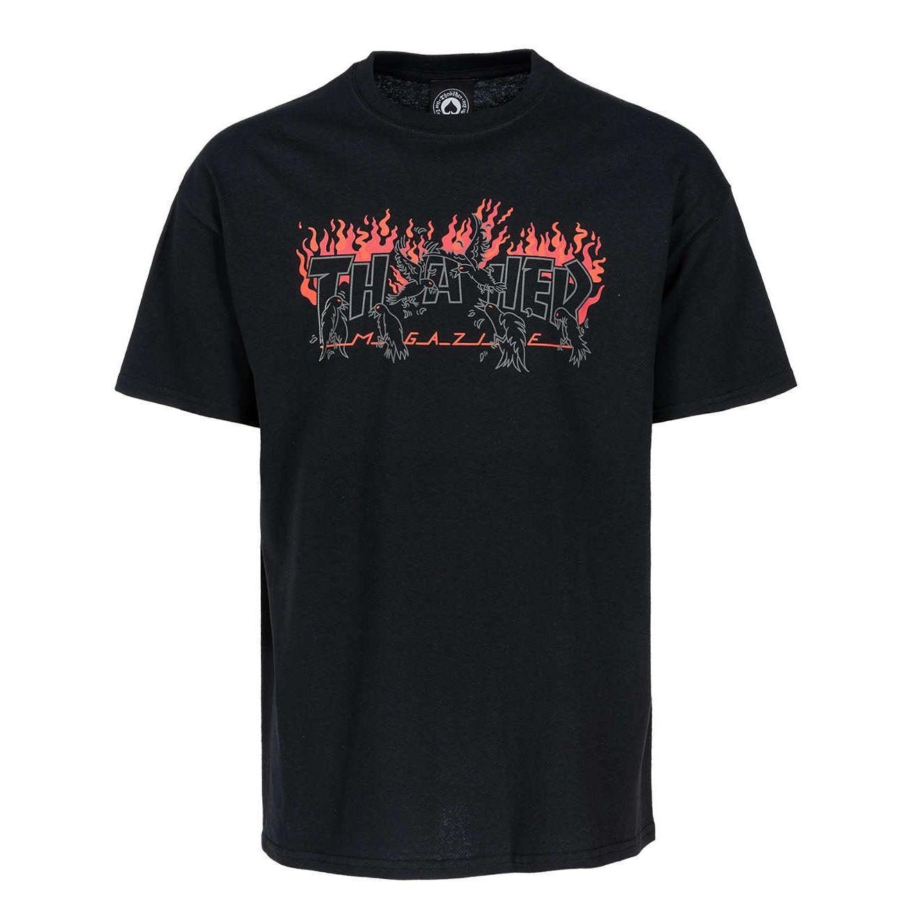 Remera Thrasher Crows Negro - Indy