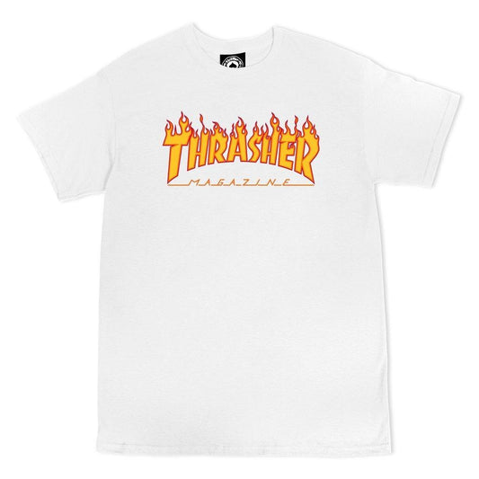 Remera Thrasher Flame Blanco - Indy