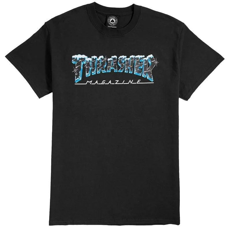 Remera Thrasher Ice Black Negro - Indy