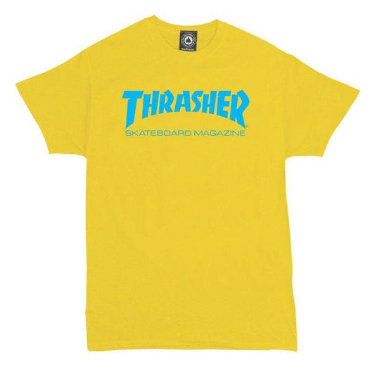 Remera Thrasher Magazine Amarillo Celeste - Indy