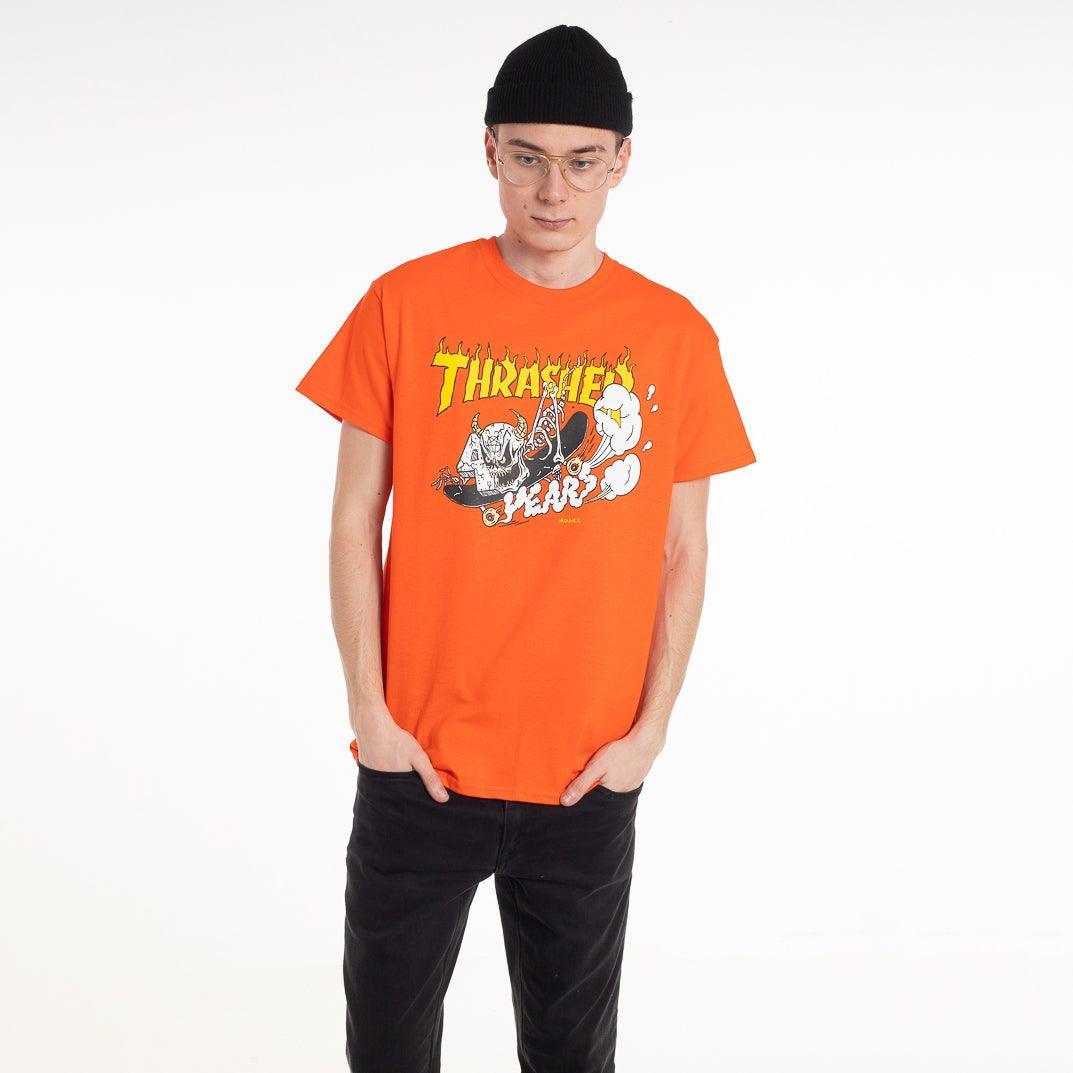 Remera Thrasher Neckface Naranja - Indy