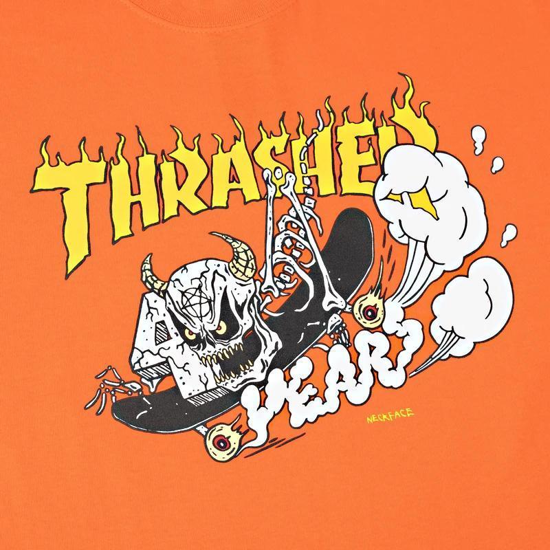 Remera Thrasher Neckface Naranja - Indy