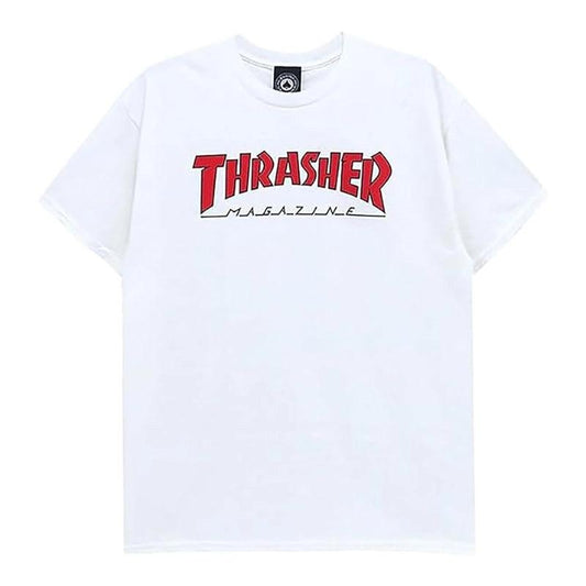 Remera Thrasher Outline Blanco - Indy