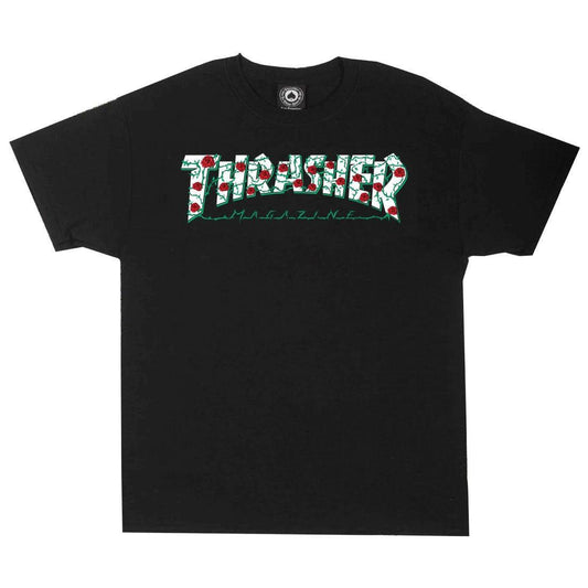 Remera Thrasher Roses Boys Negro - Indy