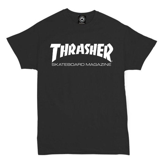 Remera Thrasher Skate Magazine Negro Blanco - Indy