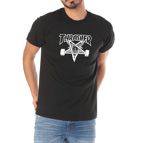 Remera Thrasher Skategoat Negro - Indy