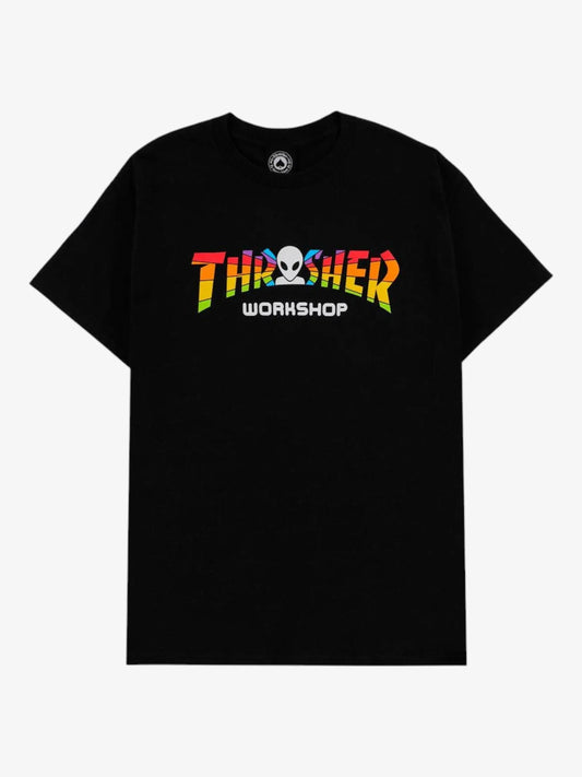 Remera Thrasher Spectrum Negro