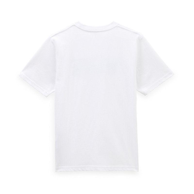 Remera Vans Classic Logo Fill Boys Blanco Print - Indy