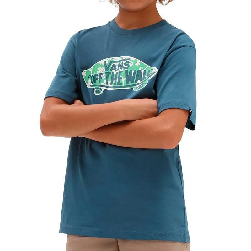 Remera Vans Otw Logo Fill Boys Azul Claro - Indy
