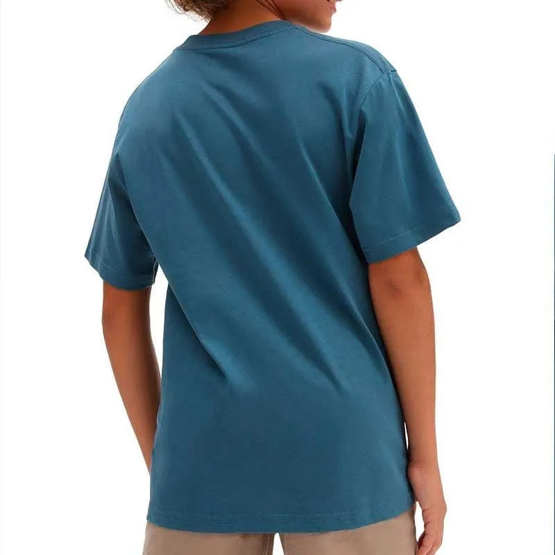 Remera Vans Otw Logo Fill Boys Azul Claro - Indy