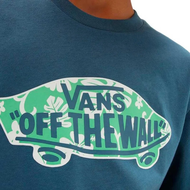 Remera Vans Otw Logo Fill Boys Azul Claro - Indy