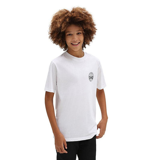 Remera Vans Sk8 Lock Up SS Boys Blanco - Indy
