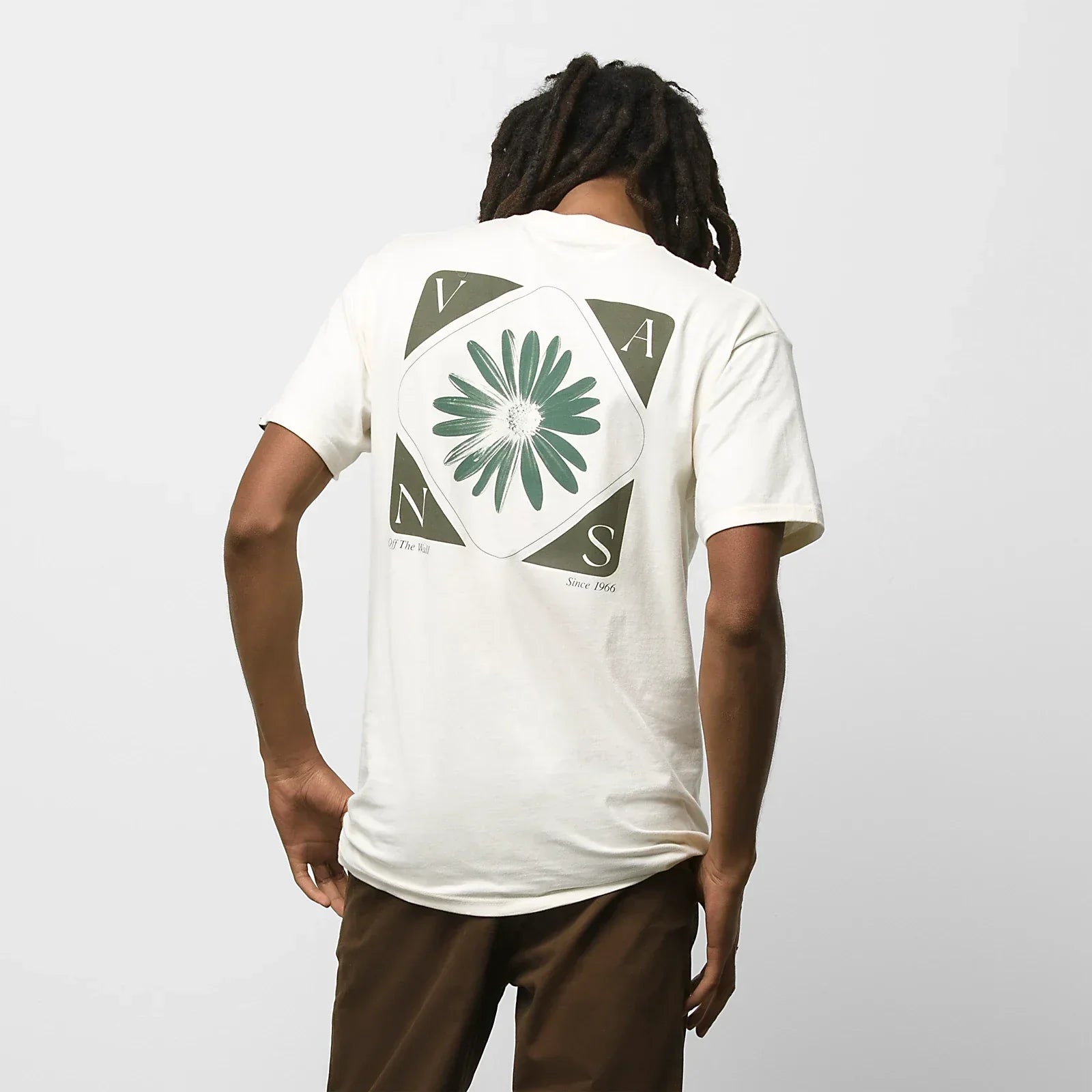 Remera Vans Speckled Daisy Ss Crudo - Indy