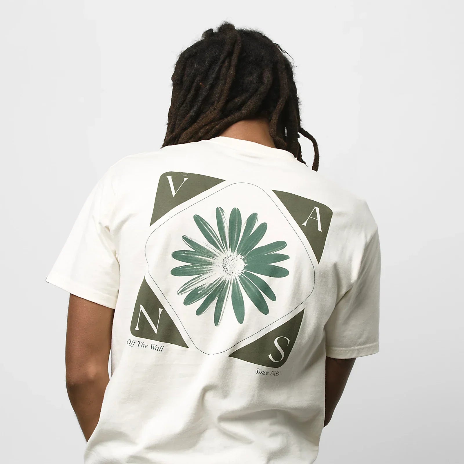 Remera Vans Speckled Daisy Ss Crudo - Indy