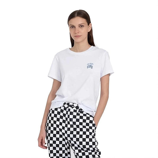 Remera Vans Vantasy Trip Crew Mujer Blanco - Indy