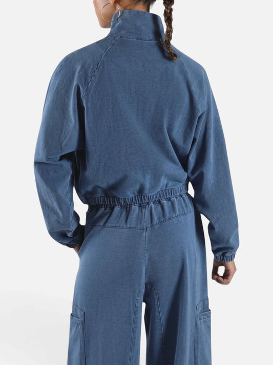 Campera Reebok Street Sport Vector Icon Track Jacket Azul