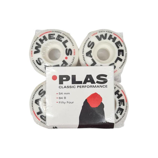 Ruedas Plas Classic 54mm Blanco - Indy