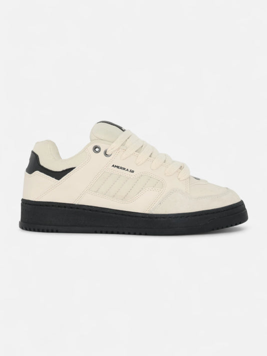 Zapatillas Amerika SB Ruka Crema Negro