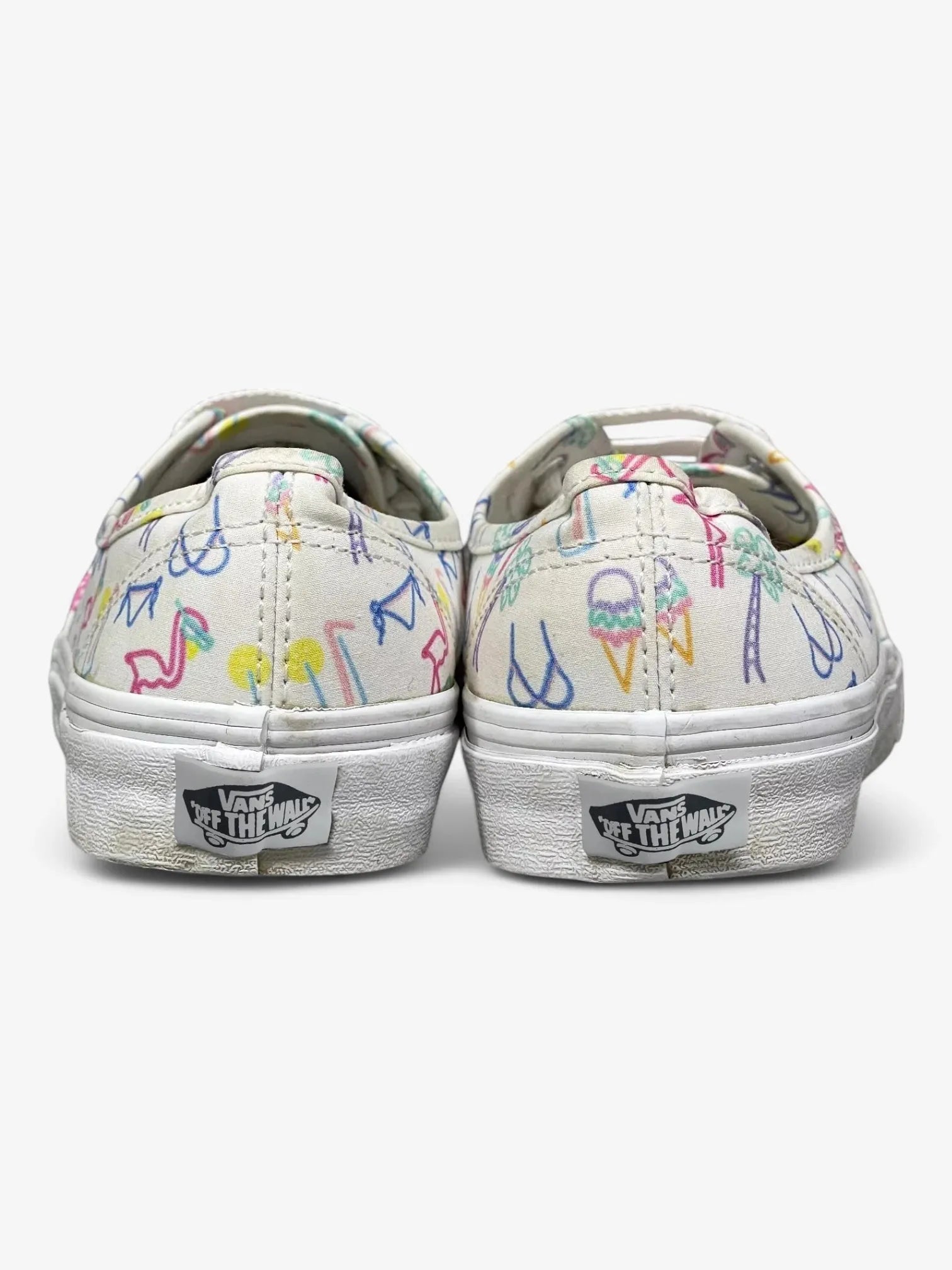 Zapatilla Vans Authentic Blanco Print - Indy