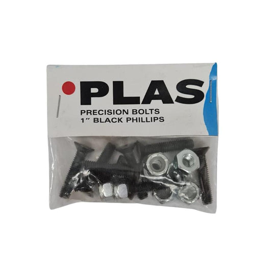 Set Tornillos Plas Bolt 1 Negro - Indy