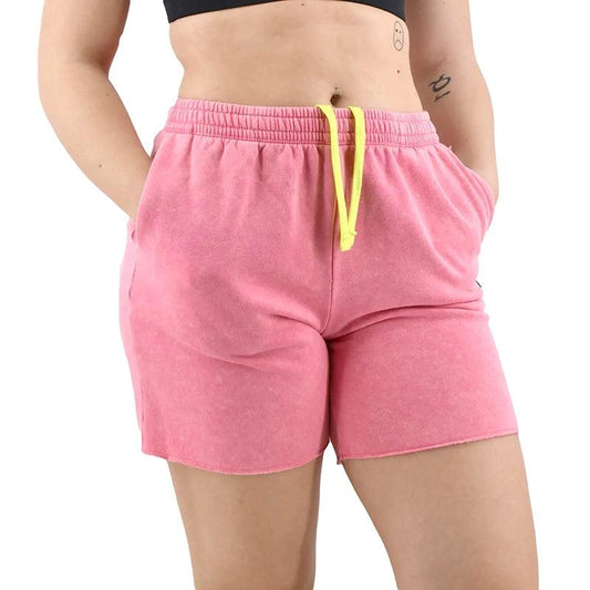 Short Champion Acid Wash Mujer Rosa - Indy