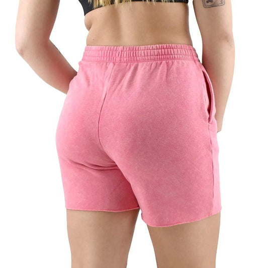 Short Champion Acid Wash Mujer Rosa - Indy