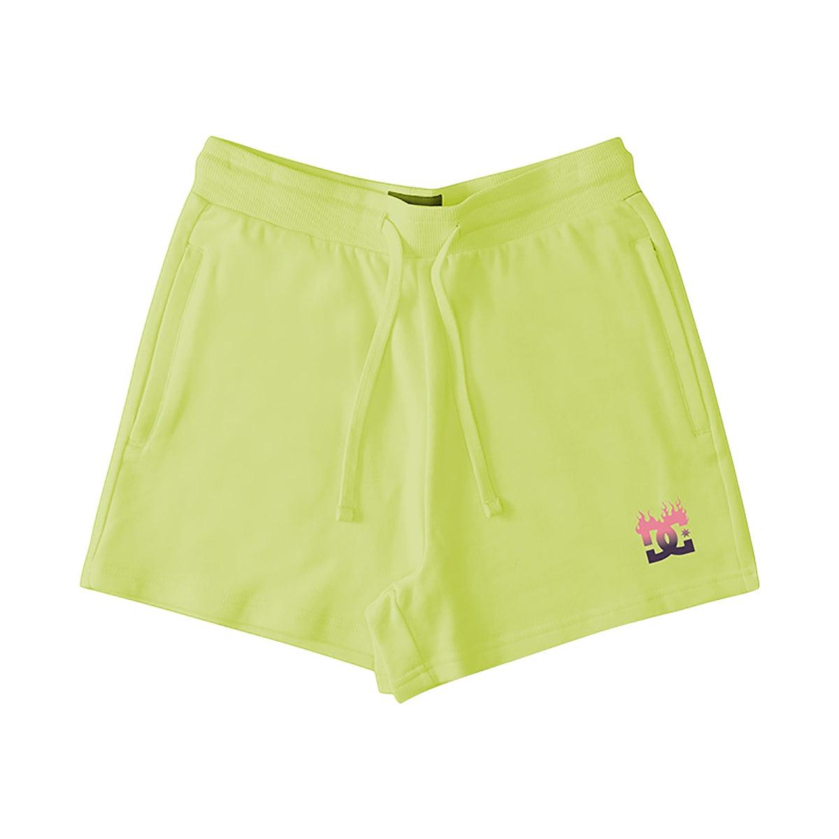 Short Dc Star Flame Mujer Verde Lima - Indy