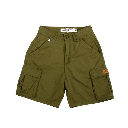 Short Dc SU Cargo Walk Mujer Verde Militar - Indy