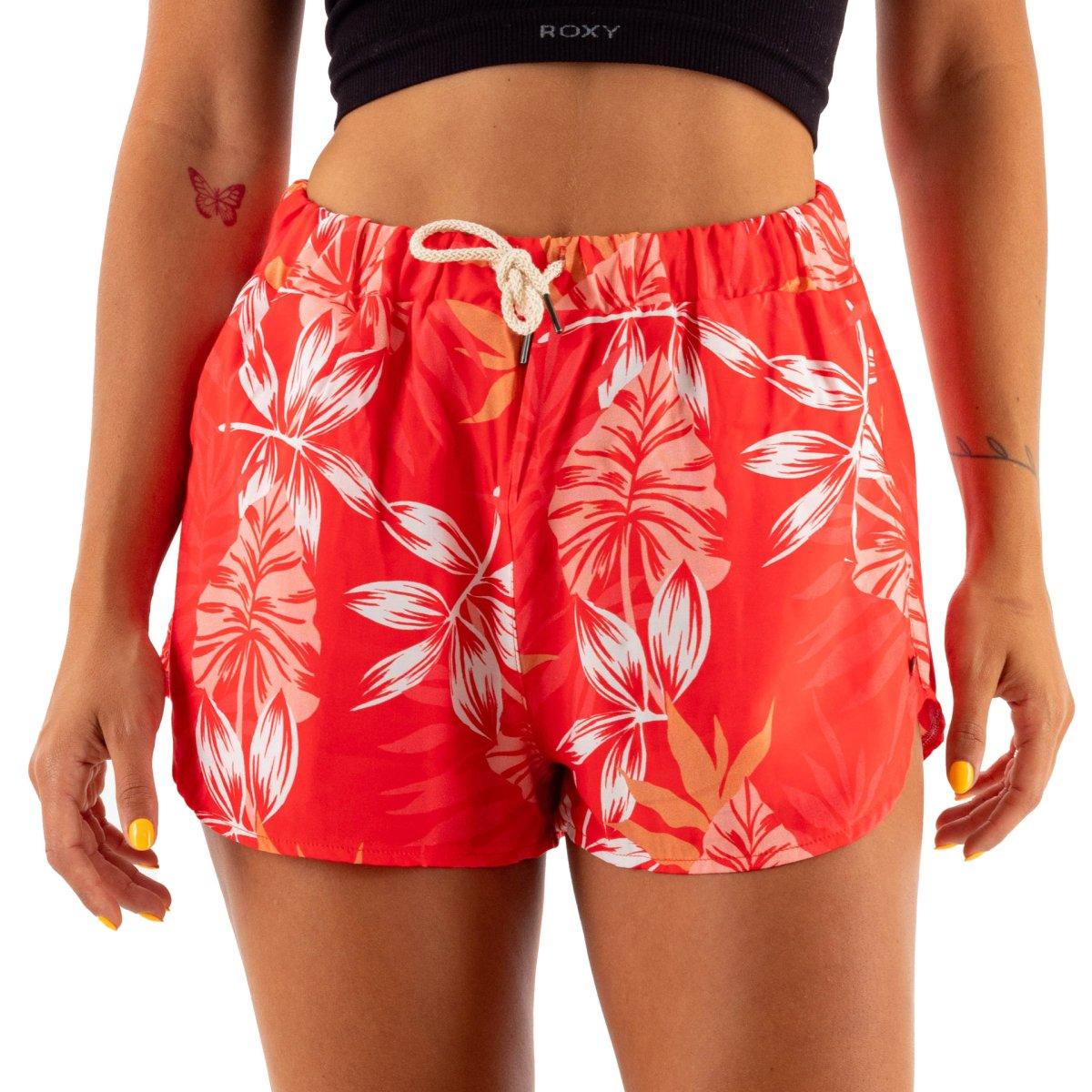 Short Roxy Salty Tan Rojo - Indy