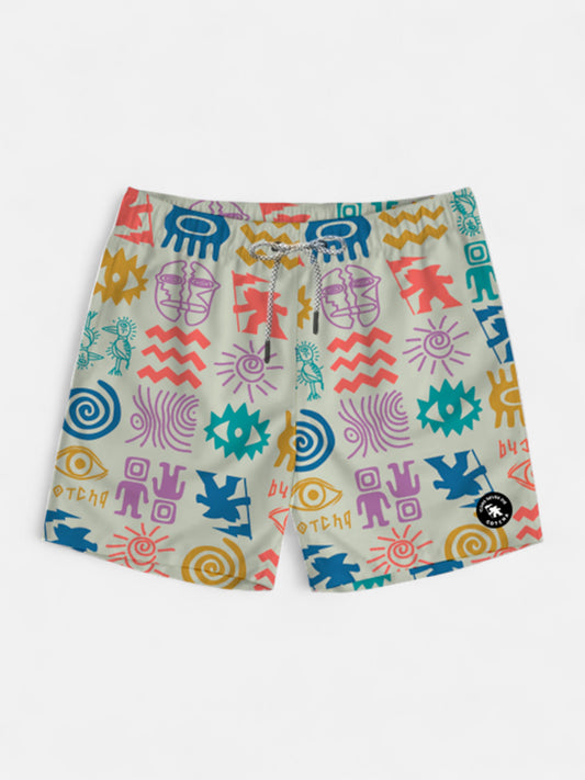 Malla Gotcha Sunset Beach Crudo Print