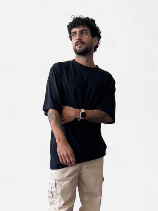 Remera Gotcha Solid Oversize Negro