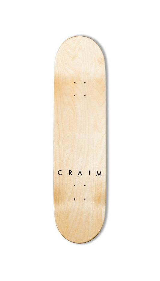 Tabla Skate Craim Face To Face Blanco Negro - Indy